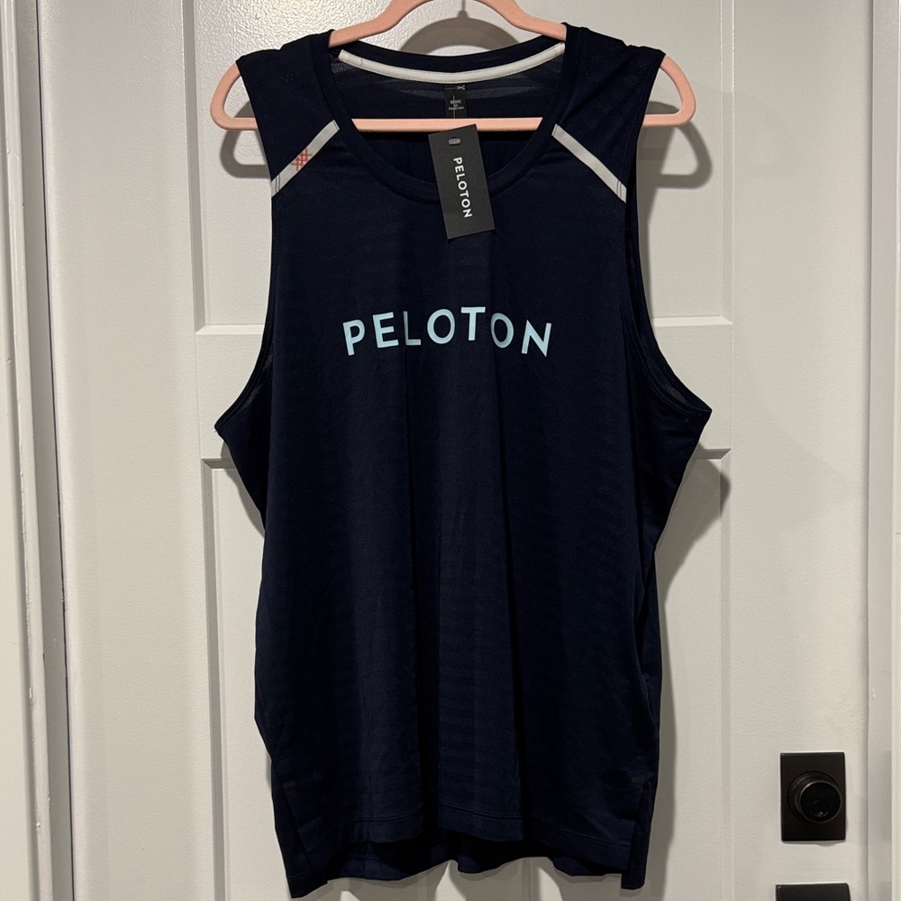 Peloton Rhône Men’s Dark Blue Muscle Tee
